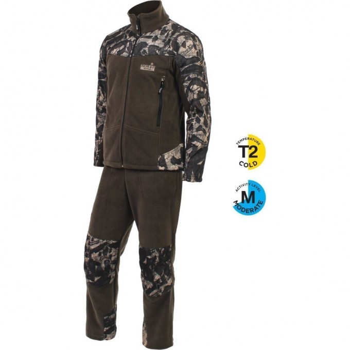 Костюм флисовый NORFIN BERINGS CAMO GREEN 03 Р.L 370003-L Костюм флисовый NORFIN BERINGS CAMO GREEN 03 Р.L 370003-L