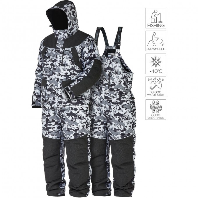 Костюм зимний NORFIN EXPLORER 2 CAMO 02 р.M 350102-M Костюм зимний NORFIN EXPLORER 2 CAMO 02 р.M 350102-M